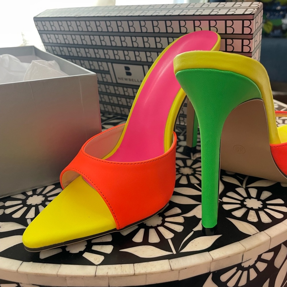 NIB Newbella Neon Heels